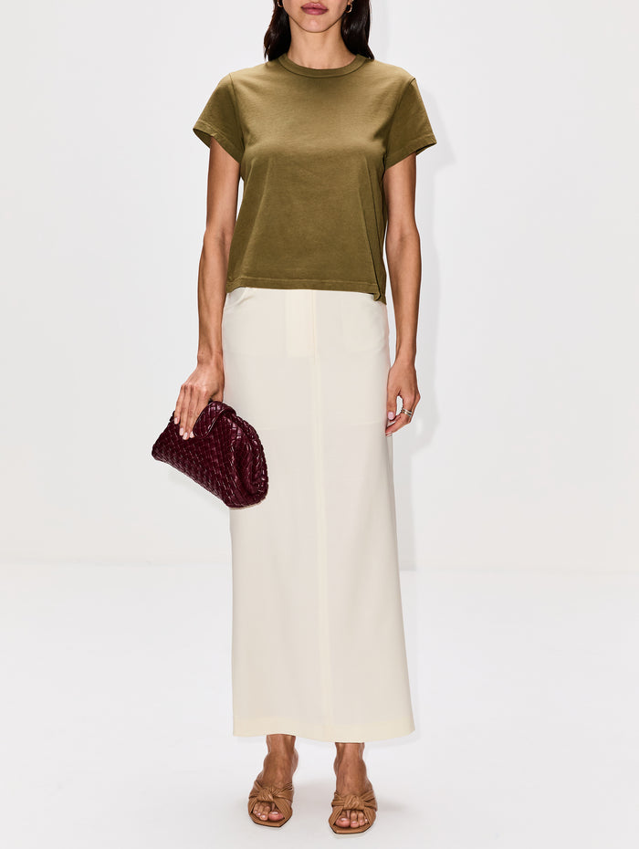 Carrie Crew,ELYSEWALKER LABEL,GREEN,Image 1