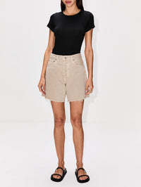 Fitted Crewneck Short Sleeve Tee,ÉTERNE,BLACK,Image 2