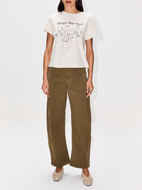 Classic Tee,RE/DONE,VINTAGE WHITE,Image 2