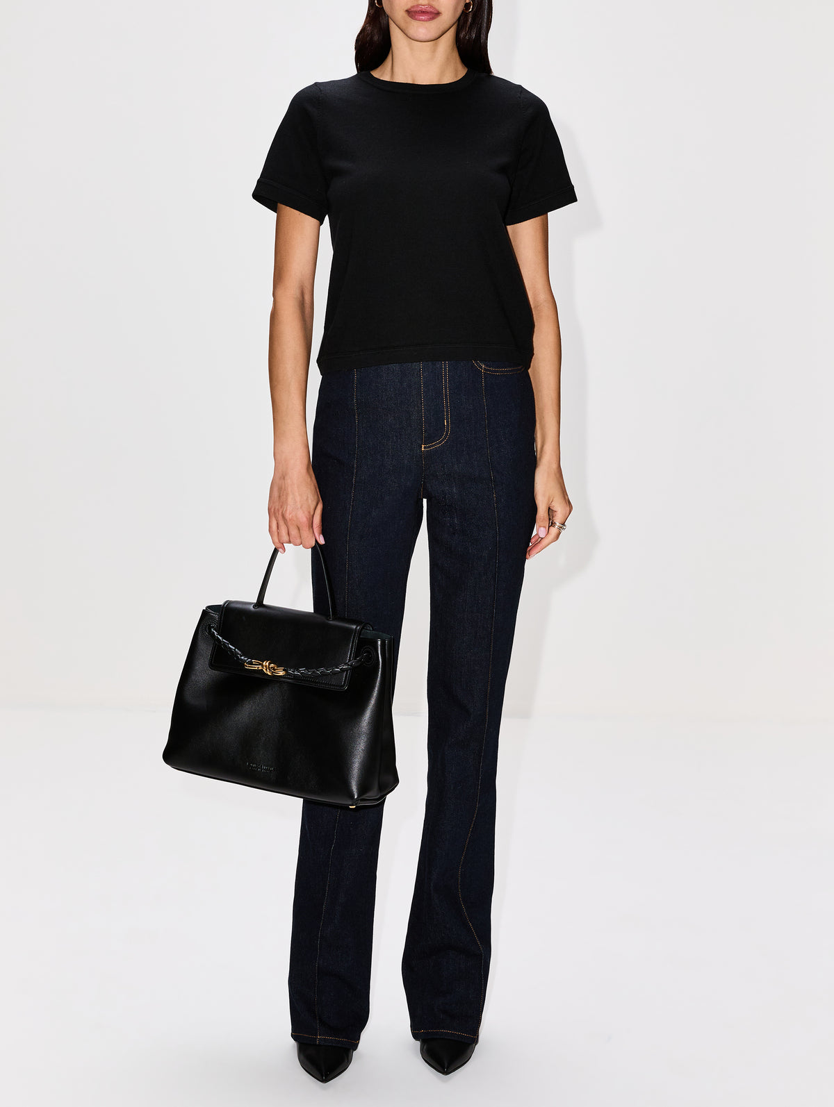 Short Sleeve T-Shirt,ORGANIC,BLACK,Image 2