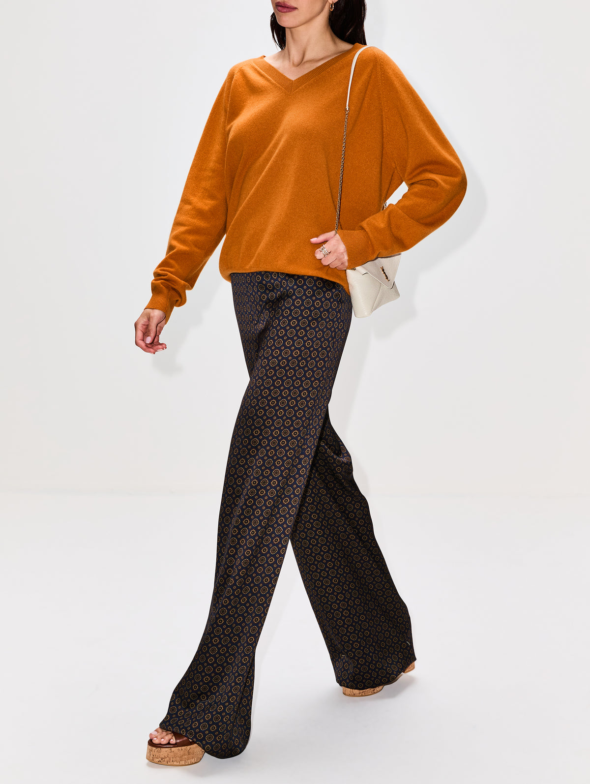 Printed Trouser,SAINT LAURENT,MULTICOLOR,Image 3
