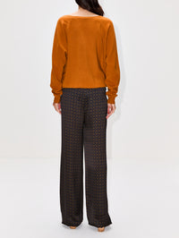 Printed Trouser,SAINT LAURENT,MULTICOLOR,Image 4