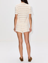 Rhiannon Pointelle Short,ZIMMERMANN,CREAM,Image 4