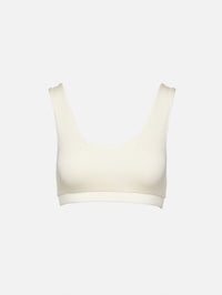 Sports Bra Top,ÉTERNE,CREAM,Image 1