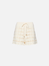 Rhiannon Pointelle Short,ZIMMERMANN,CREAM,Image 1