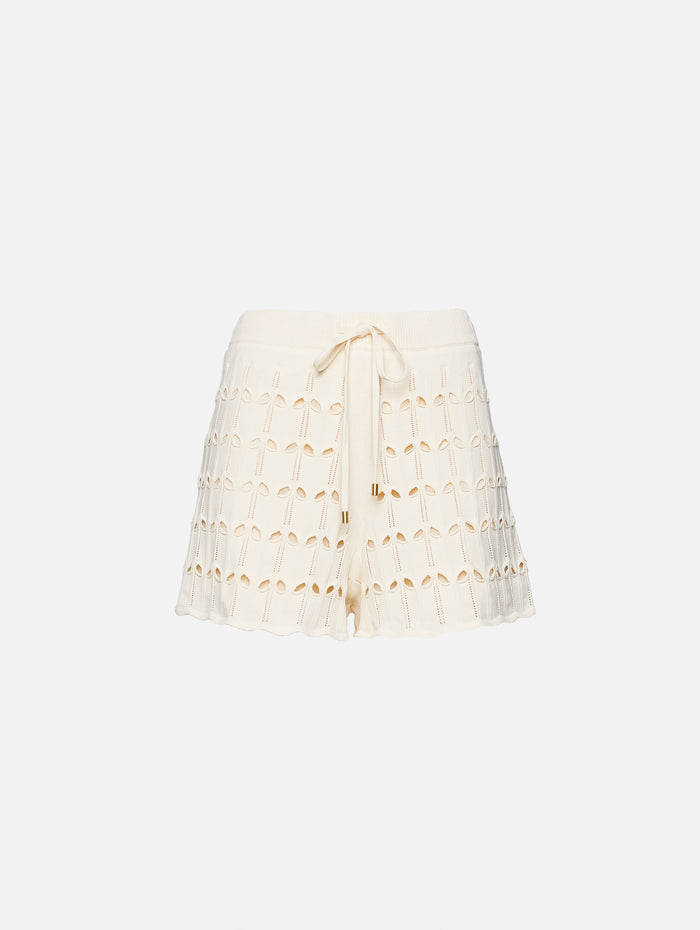 Rhiannon Pointelle Short,ZIMMERMANN,CREAM,Image 1