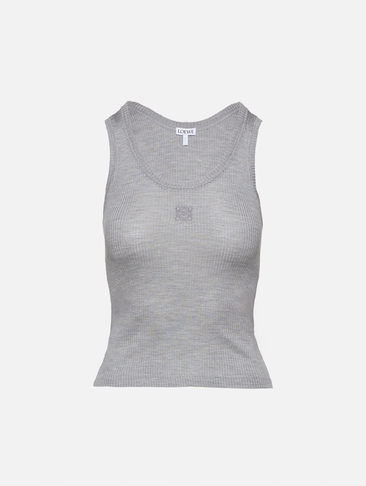 Anagram Tank Top,LOEWE,GREY MELANGE,Image 1