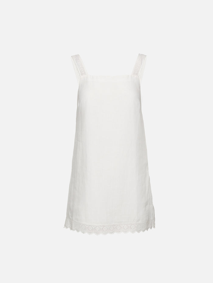 Grace Mini Dress,POSSE,VINTAGE WHITE,Image 1