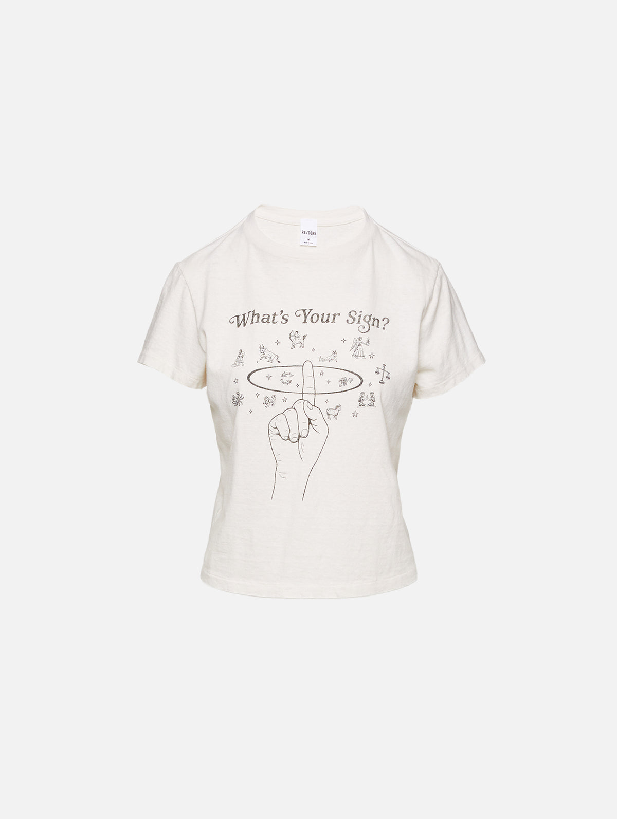 Classic Tee,RE/DONE,VINTAGE WHITE,Image 1