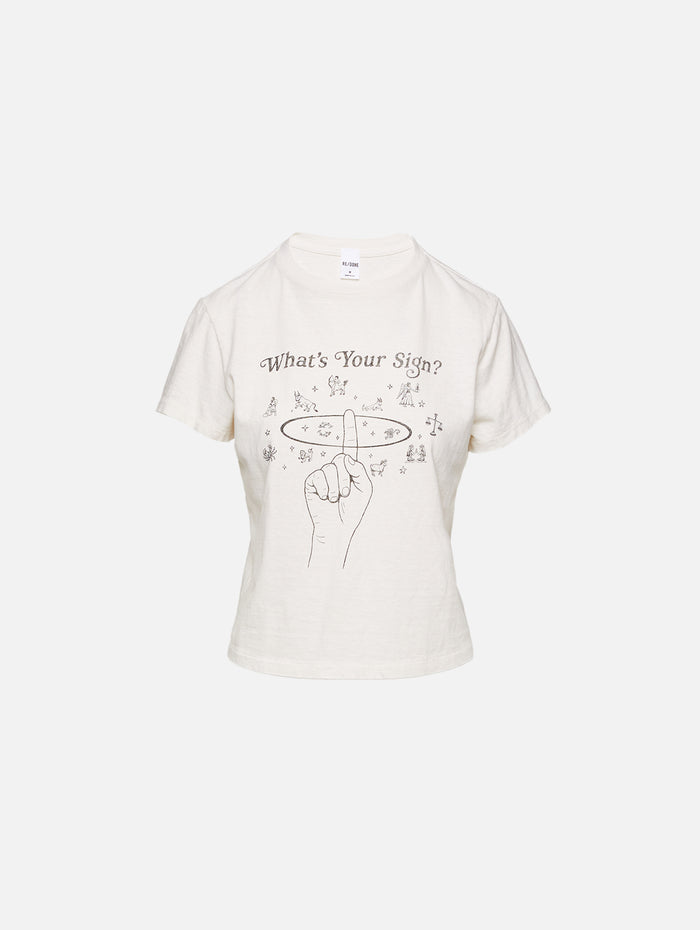 Classic Tee,RE/DONE,VINTAGE WHITE,Image 1