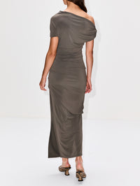 Elemental Ida Dress,PARIS GEORGIA,MUSHROOM,Image 4