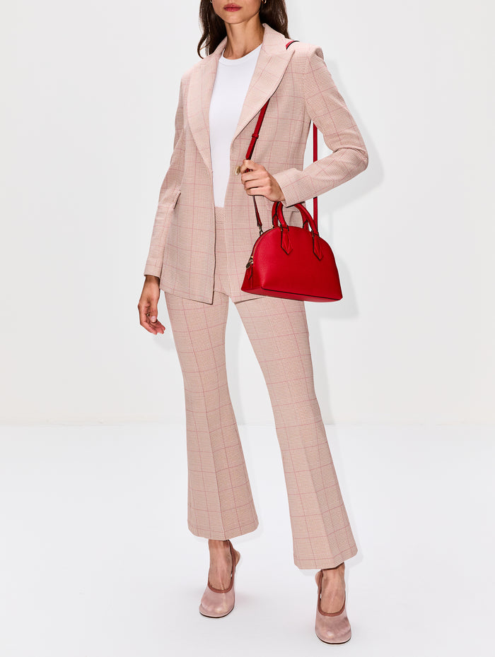 Reina Bull Top Handle Bag,MOREAU PARIS,RED,Image 1