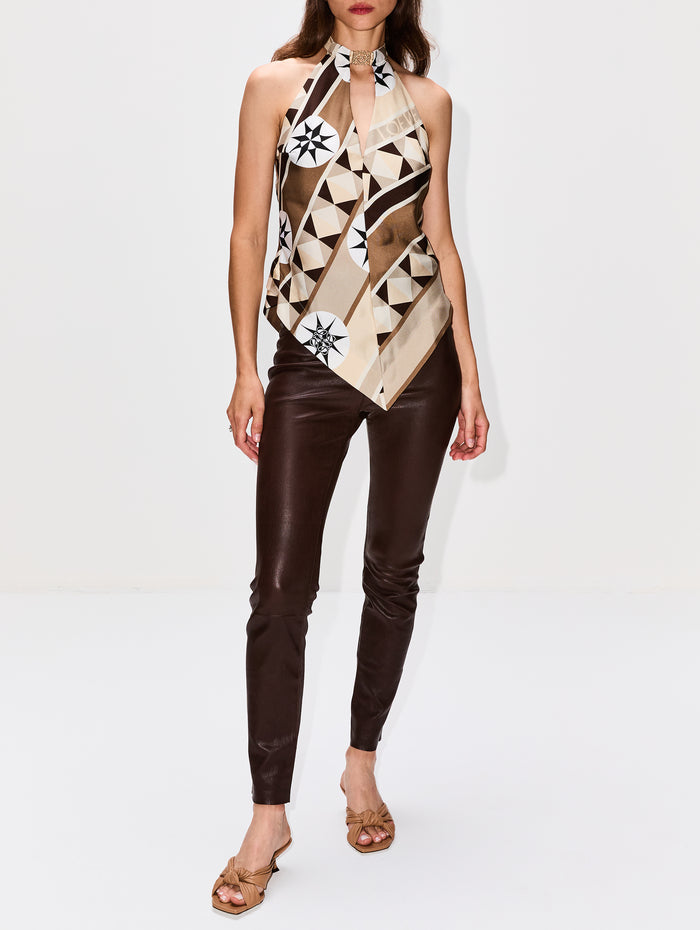 Ankle Legging,SPRWMN,DARK CHOCOLATE,Image 1