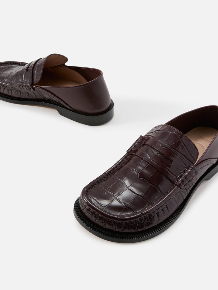 Campo Loafer,LOEWE,BURGUNDY,Image 1