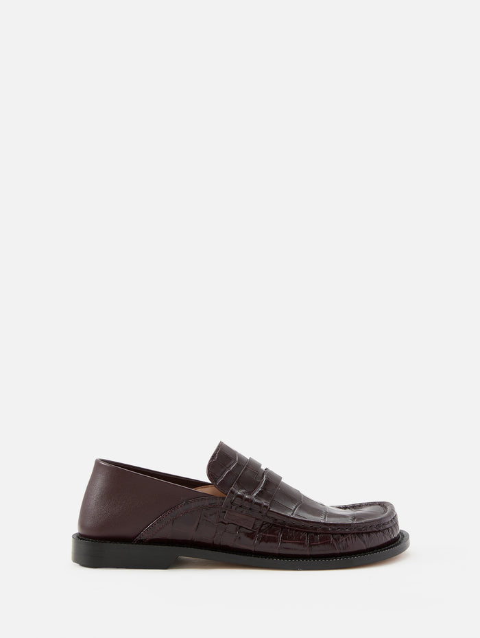 Campo Loafer,LOEWE,BURGUNDY,Image 1