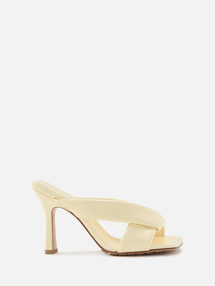 Riva Mule 90mm,BOTTEGA VENETA,CAMOMILE,Image 1