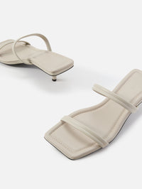 Fine Strap Kitten Heel,ST AGNI,CRÈME,Image 2
