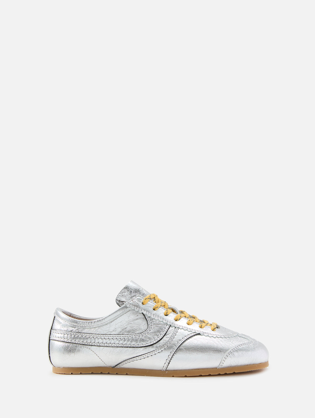 Metallic Sneaker,DRIES VAN NOTEN,SILVER,Image 1