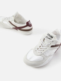 Nylon Tech Sneaker,MIU MIU,BIANCO,Image 2