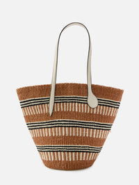 Straw Basket Bag,LIFFNER,SISAL BEIGE,Image 3