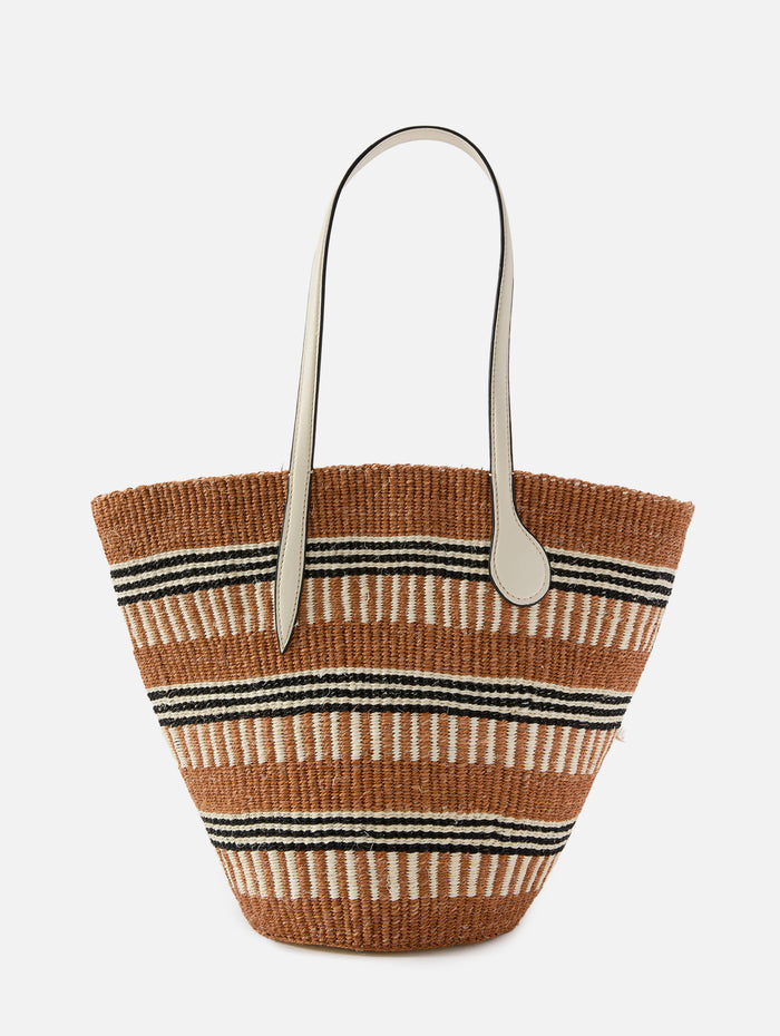 Straw Basket Bag,LIFFNER,SISAL BEIGE,Image 1