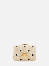Small Quilted Shoulder Bag,VALENTINO GARAVANI,IVORY/NERO,Image 1