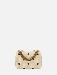 Small Quilted Shoulder Bag,VALENTINO GARAVANI,IVORY/NERO,Image 2