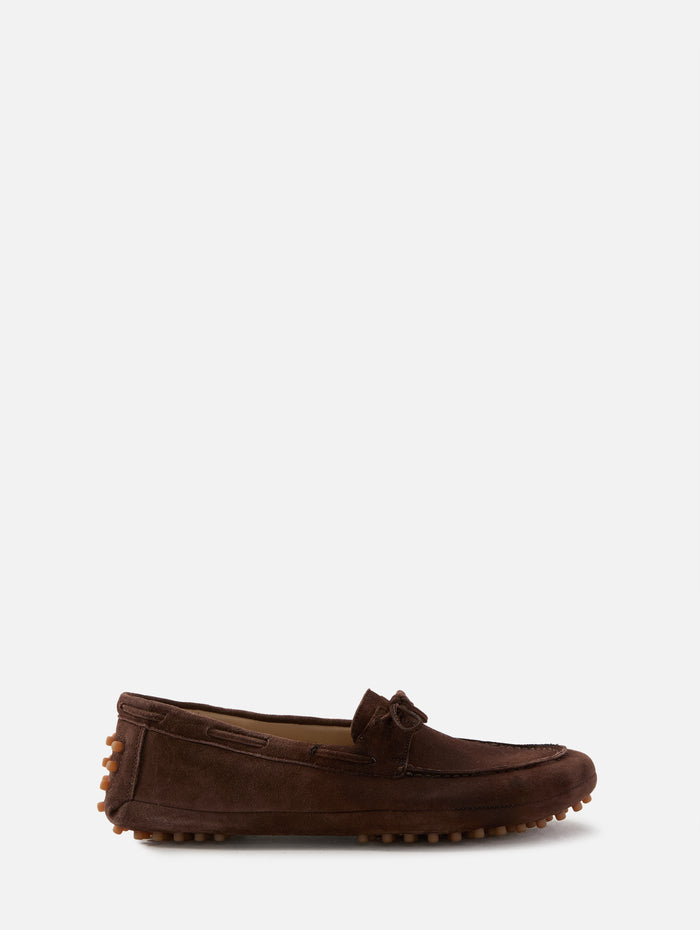 Driver Moccasin,LE MONDE BERYL,CHOCOLATE,Image 1