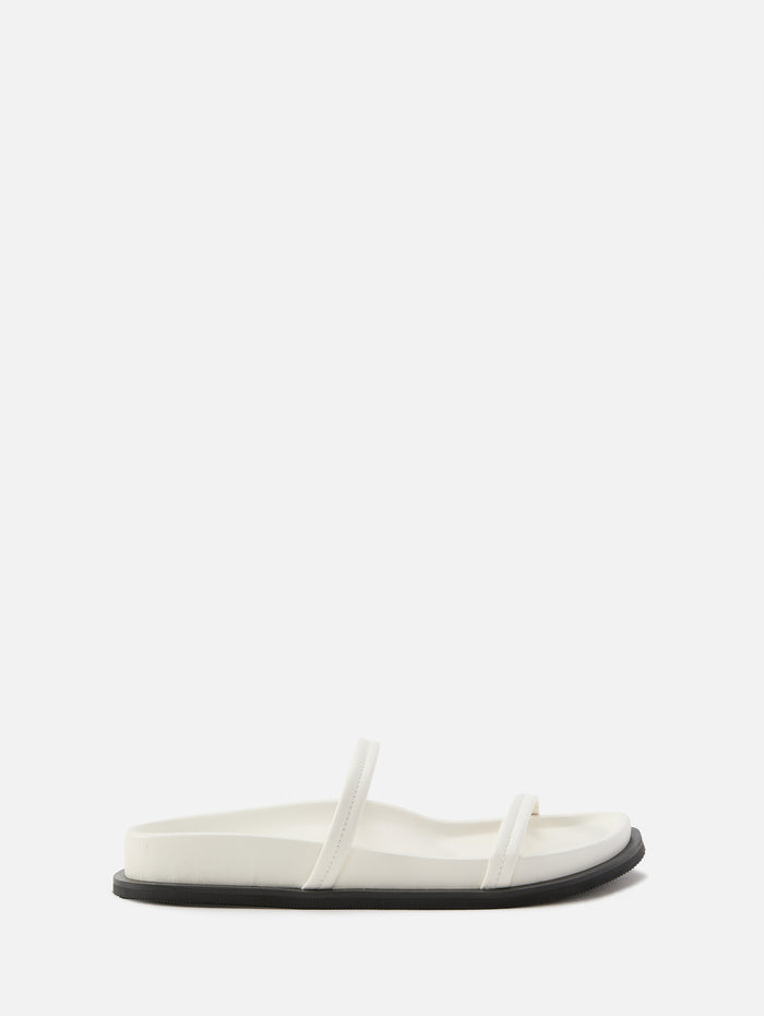 Fine Double Strap Slide,ST AGNI,OFF WHITE,Image 1