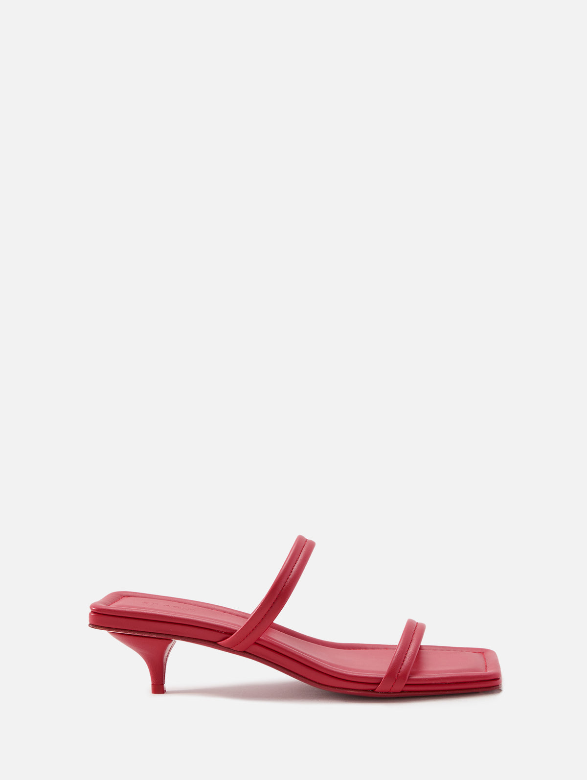 Fine Strap Kitten Heel,ST AGNI,ROSSO,Image 1