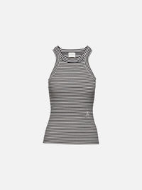 Racer Tank Top,CLOSED,BLACK AND WHITE,Image 1