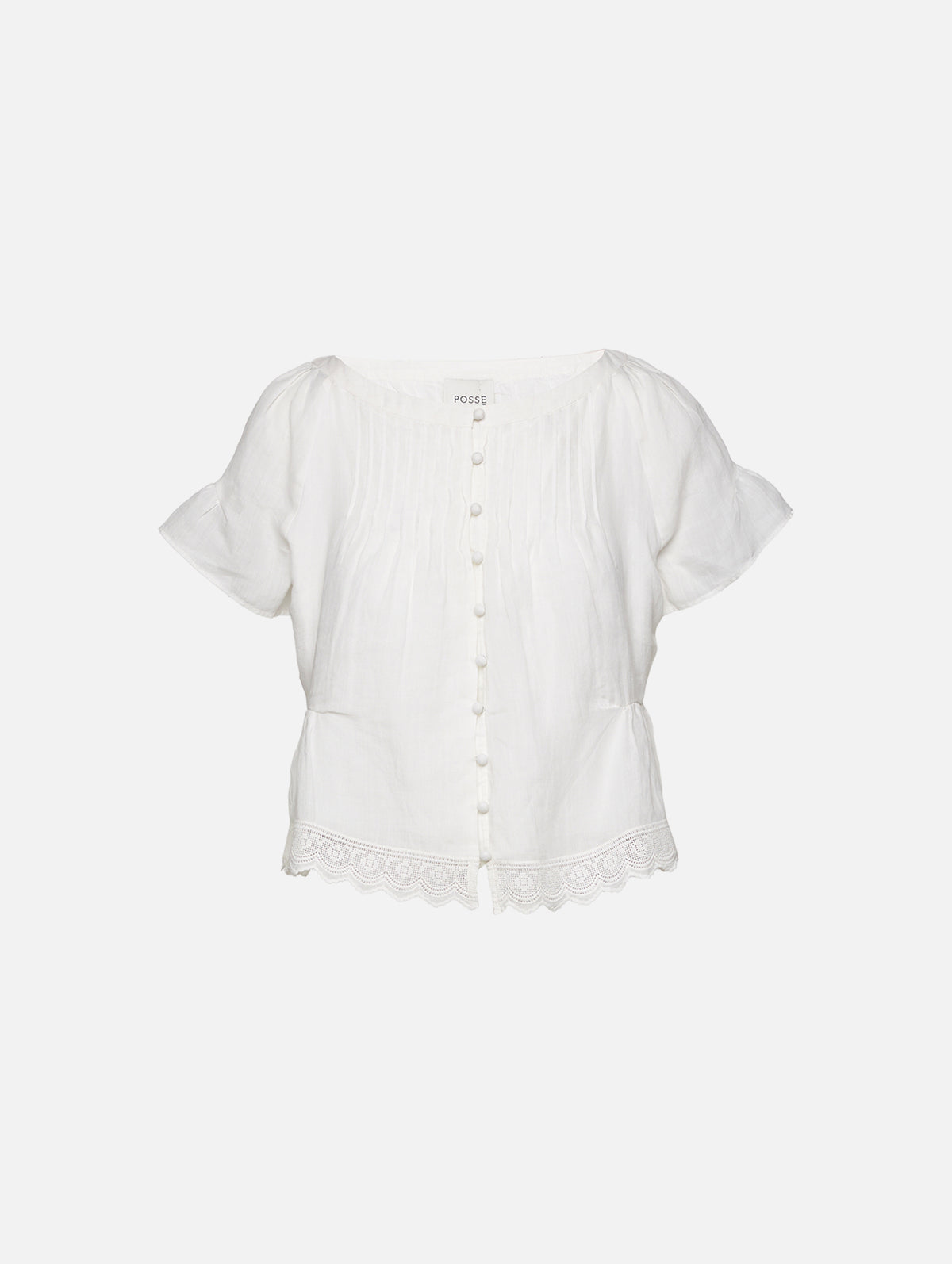 Grace Blouse,POSSE,VINTAGE WHITE,Image 1