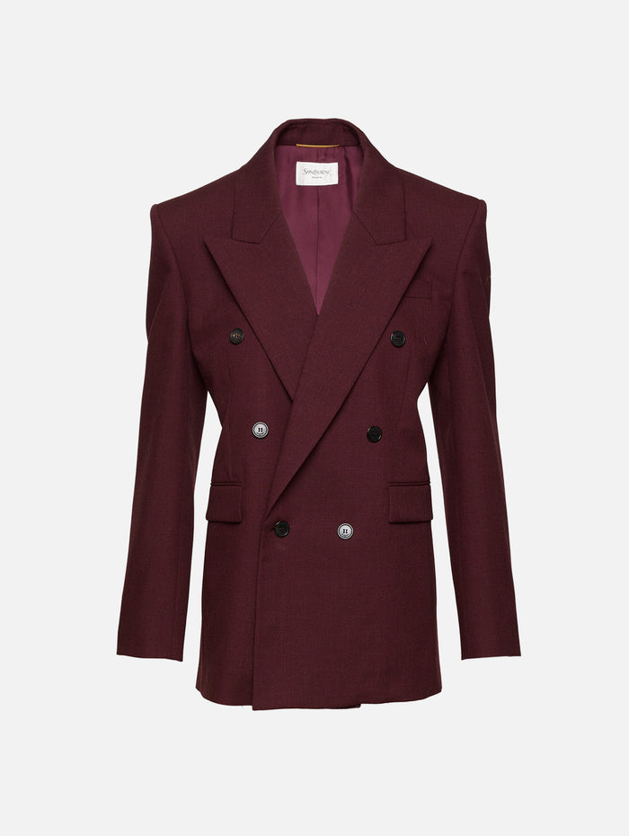 Blazer,SAINT LAURENT,WINE,Image 1