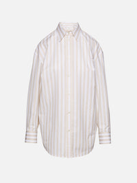Striped Shirt,SAINT LAURENT,IVORY/BEIGE,Image 1