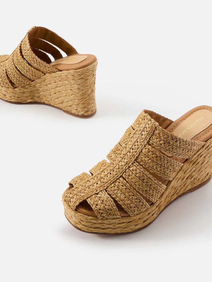 Garza Wedge,PALOMA BARCELO,NATURAL,Image 1