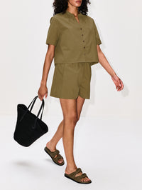 Clark Short,ELYSEWALKER LABEL,GREEN,Image 3
