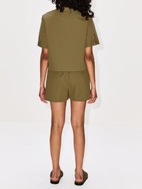 Clark Short,ELYSEWALKER LABEL,GREEN,Image 4