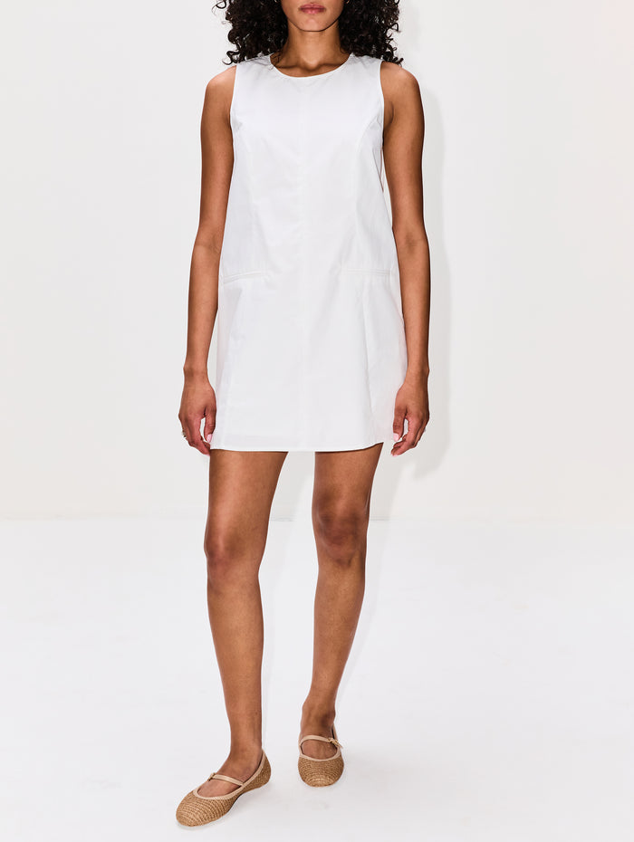 Charlie Shift Dress,ELYSEWALKER LABEL,WHITE,Image 1