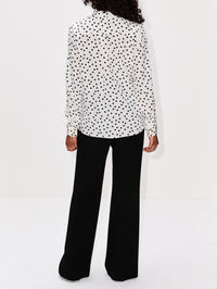 Lucie Blouse,FRANCOISE,POLKA DOT WHITE,Image 3