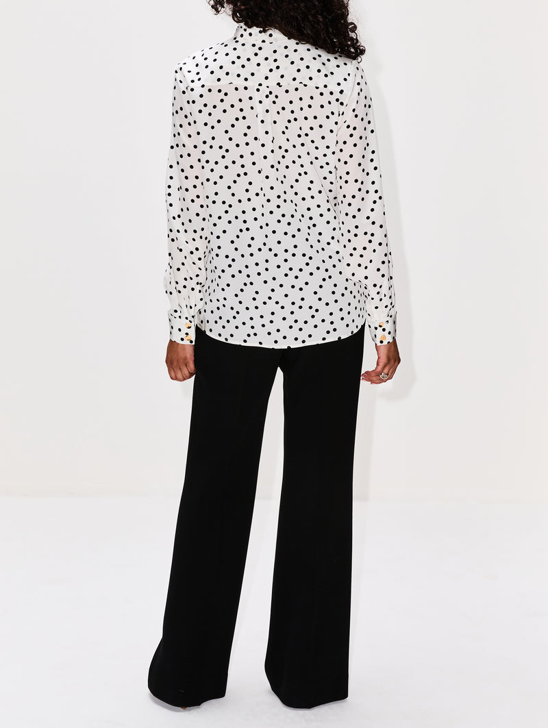 POLKA DOT WHITE