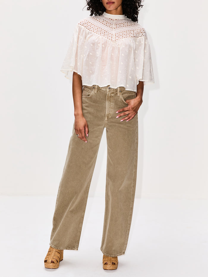 Mikki Blouse,NILI LOTAN,IVORY,Image 1