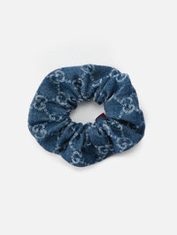 Denim Scrunchie,GUCCI,MIDNIGHT BLUE,Image 1