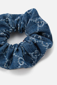 Denim Scrunchie,GUCCI,MIDNIGHT BLUE,Image 2
