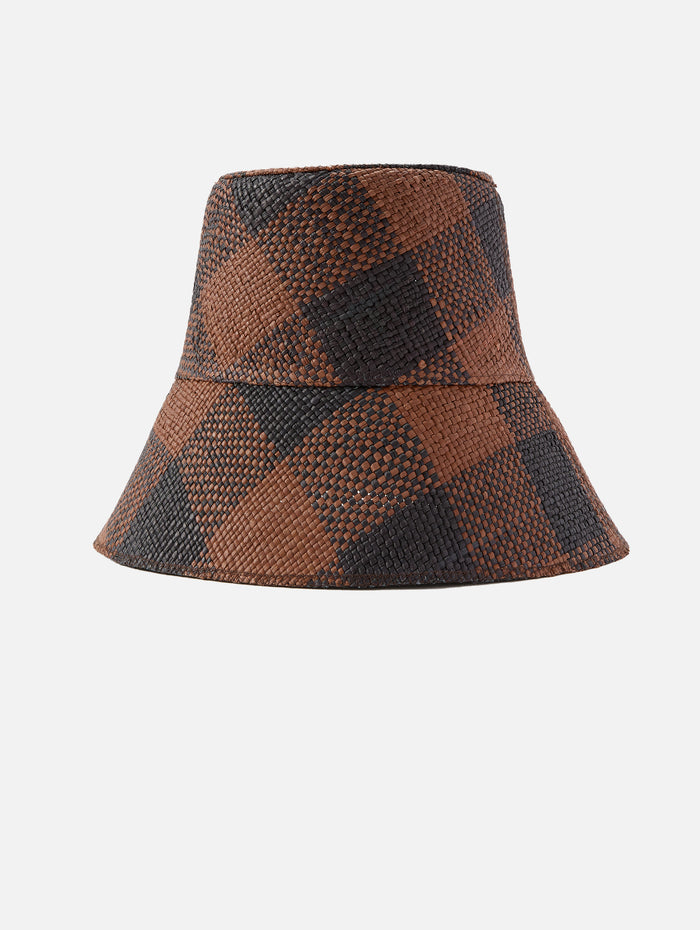 Heaven and Earth Hat,JOHANNA ORTIZ,ICONIC BLACK/WOOD,Image 1