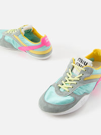 Nylon Tech Sneaker,MIU MIU,ANICE/FUXIA,Image 2
