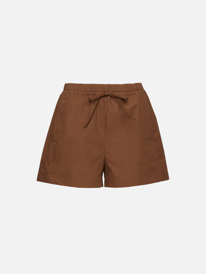 Clark Short,ELYSEWALKER LABEL,CHOCOLATE,Image 1