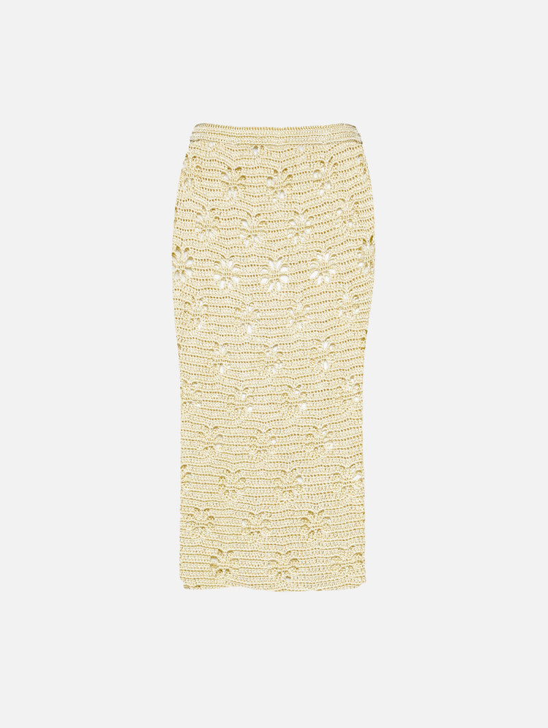 Floral Crochet Skirt