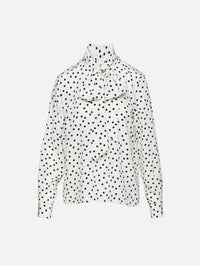 Lucie Blouse,FRANCOISE,POLKA DOT WHITE,Image 1