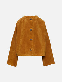 Sade Cropped Jacket,KALLMEYER,CARAMEL,Image 1