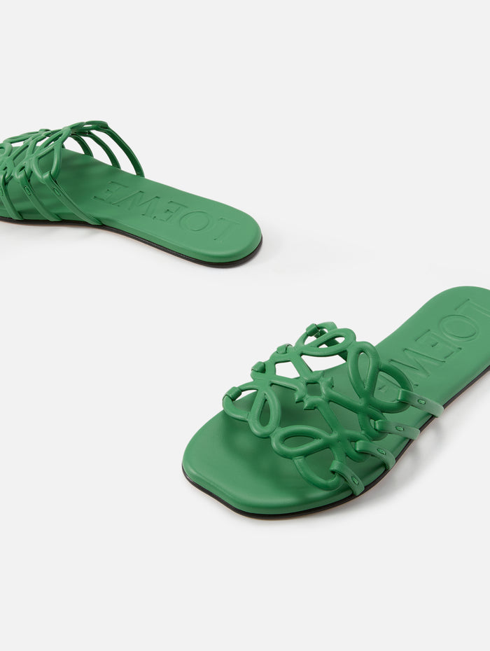 Petal Anagram Slide,LOEWE,GREEN,Image 1